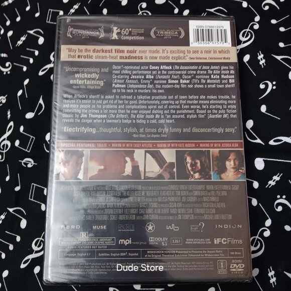 The Killer Inside Me - Jessica Alba - Kate Hudson - Casey Affleck - NEW 2010 DVD - Picture 2 of 2